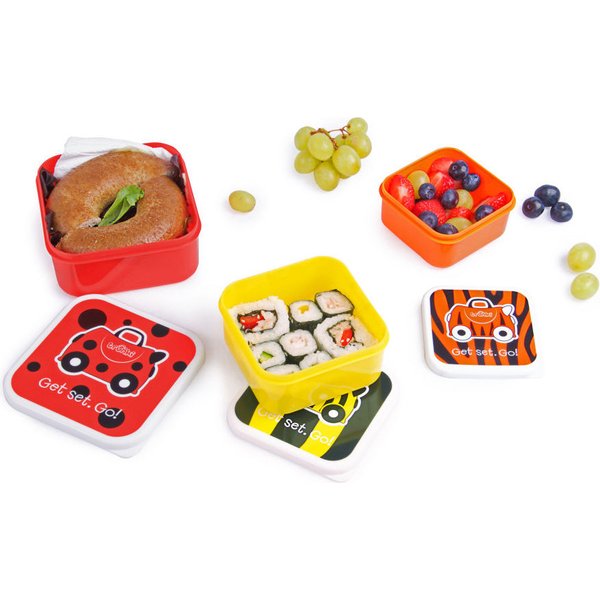 Pojemniki śniadaniowe 3 szt. Trunki - Zwierzęta