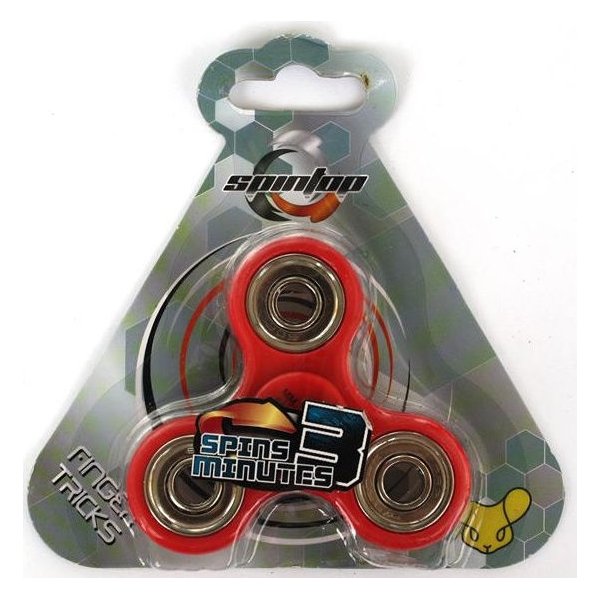 Fidget Spinner 180s Spintop - czerwony