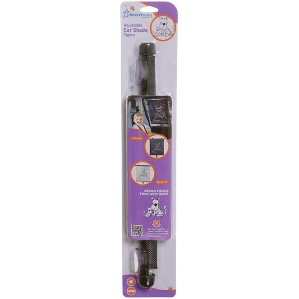 Roleta samochodowa przeciwsłoneczna dwustronna Dreambaby - tygrys