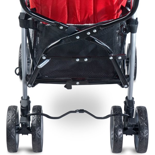 Wózek spacerowy Alfa Caretero - czerwony