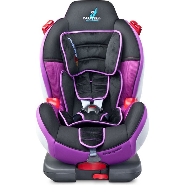 Fotelik samochodowy Sport TurboFIX 9-25kg Caretero - fioletowy