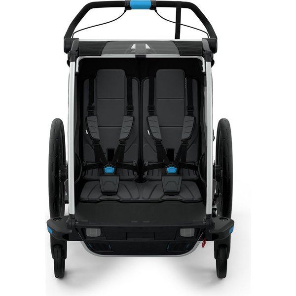 Przyczepka rowerowa dla dwójki dzieci Chariot Sport 2 Thule - czarny