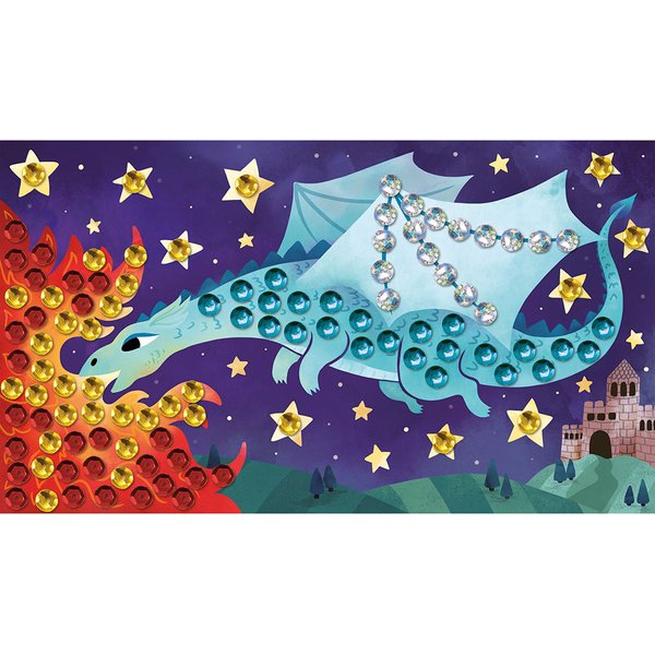 Zestaw kreatywny Cekiny Smoki Janod