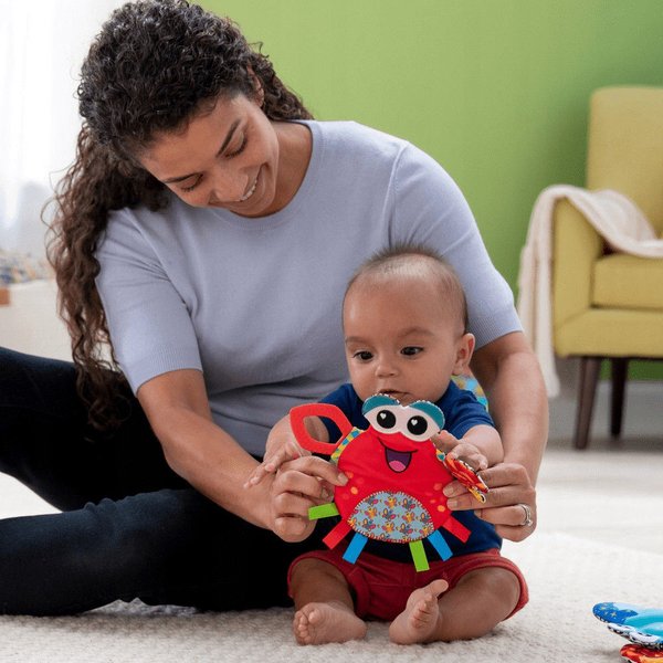 Kocyk i gryzak 2w1 Lamaze - krab