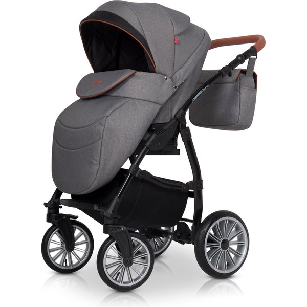 Wózek wielofunkcyjny Passo Pro + śpiwór Euro-Cart - anthracite