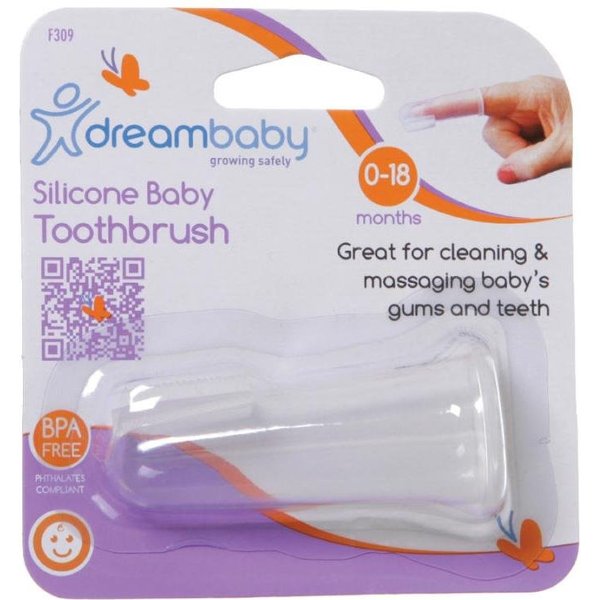 Szczoteczka silikonowa do zębów na palec Dreambaby
