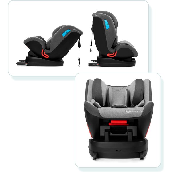 Fotelik samochodowy Vado 0-25 kg Kinderkraft - grey