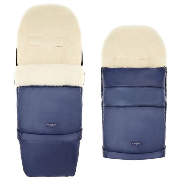Śpiwór do wózka Nego wełna Zaffiro - Navy blue