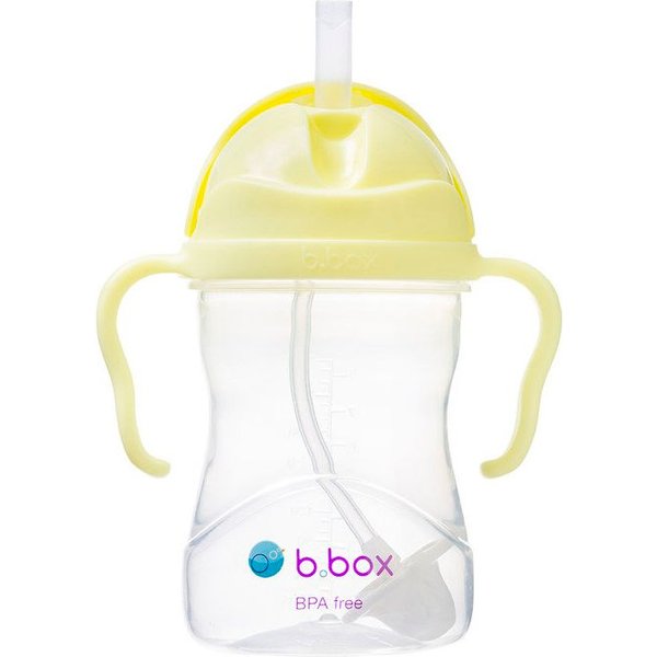 Innowacyjny niekapek bidon z obciążoną słomką 240ml B.Box - Banana Split