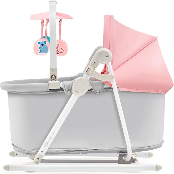 Leżaczek 5w1 z funkcją łóżeczka Unimo Up Kinderkraft - różowy