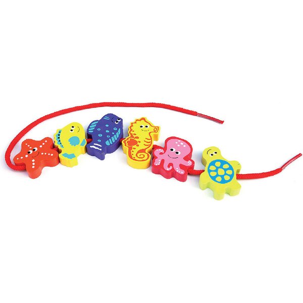 Drewniane Autko labirynt sorter 5w1 Smily Play