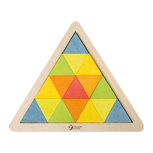 Układanka trójkąty Mozaika Klocki Classic World