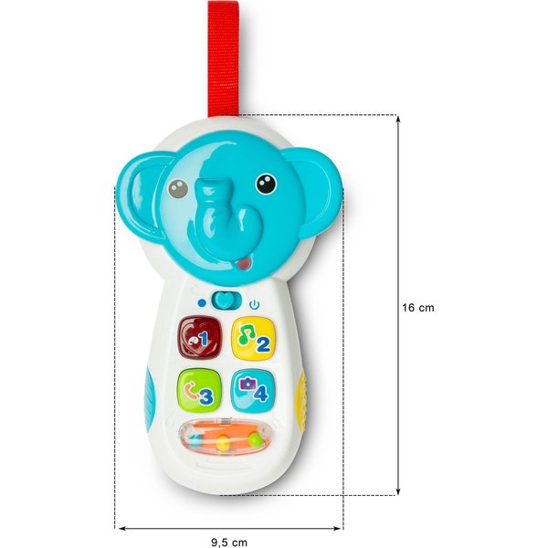 Zabawka interaktywna Telefon Słonik Toyz by Caretero