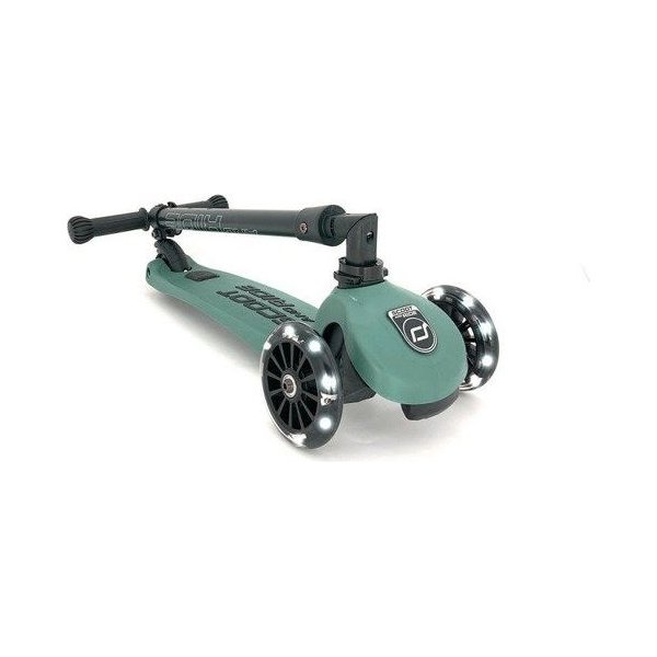 Hulajnoga trzykołowa Highwaykick 3 LED Scootandride - Forest