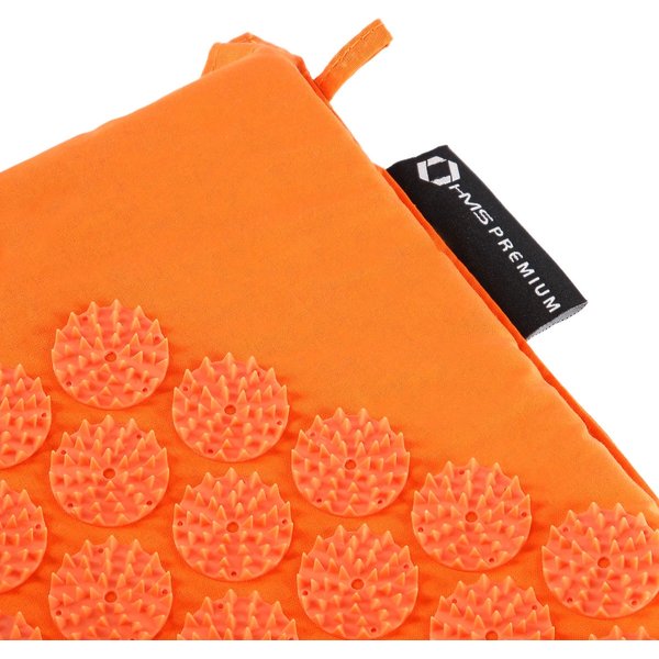 Zestaw do akupresury: mata + poduszka AKM03 HMS Premium - orange