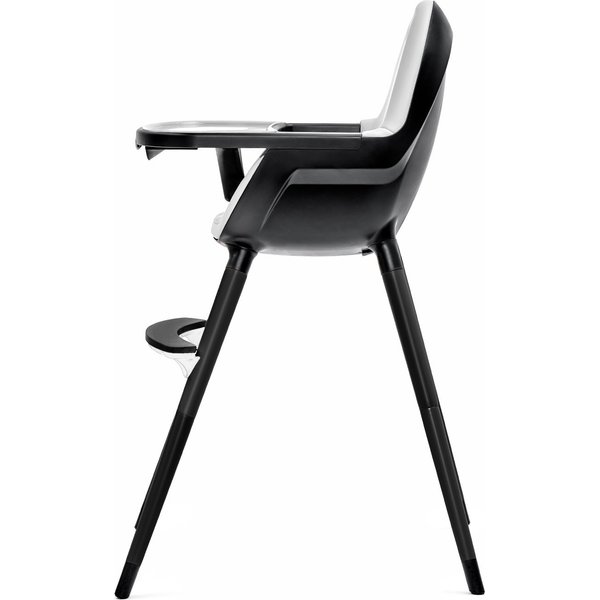 Krzesełko do karmienia 2w1 Fini Kinderkraft - white/black
