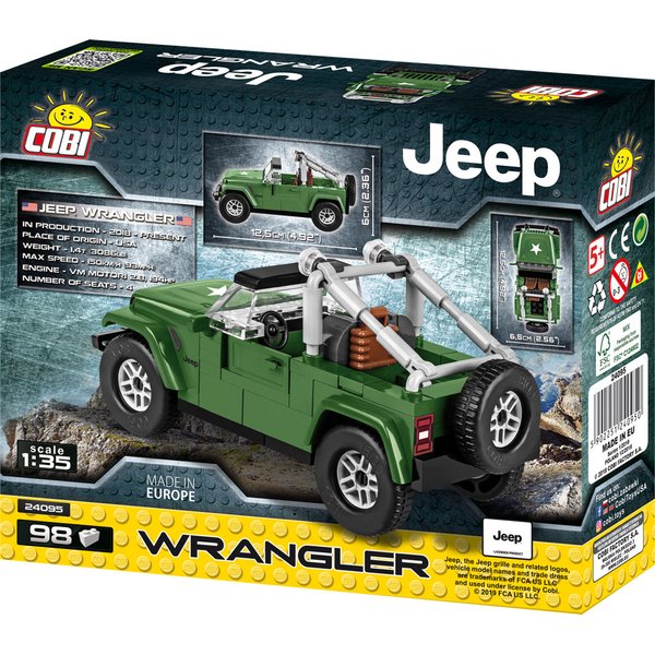 Klocki Cobi Jeep Wrangler Military - 24095
