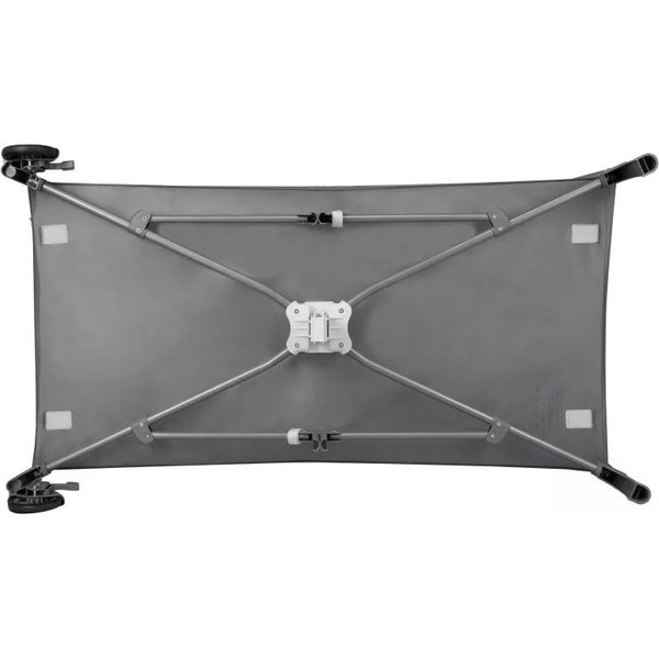 Łóżeczko turystyczne dwupoziomowe Flower Lionelo - grey scandi