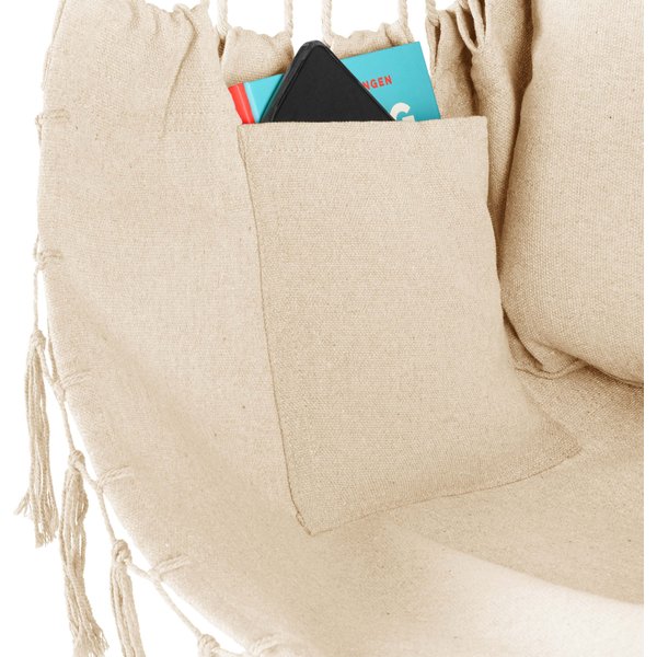 Fotel brazylijski, hamak Boho XXL Outtec - beige