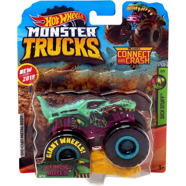 Samochodzik Monster Trucks Hot Wheels - Zombie Wrex