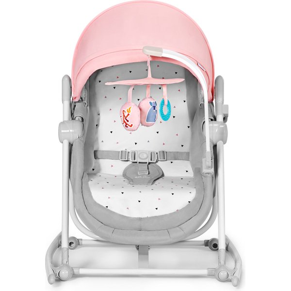 Leżaczek 5w1 z funkcją łóżeczka Unimo Up Kinderkraft - różowy