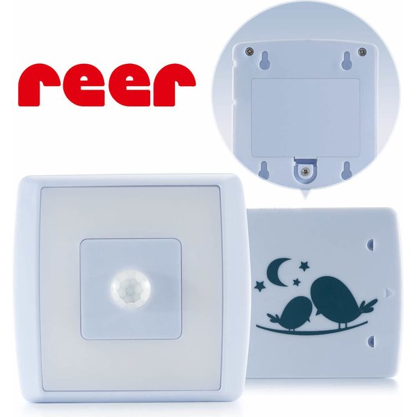 Lampka nocna LED na baterie z czujnikiem ruchu Reer