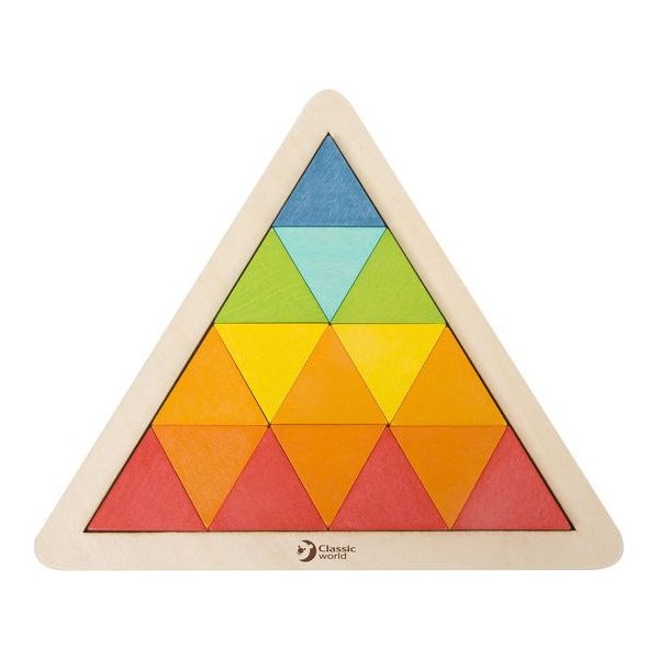 Układanka trójkąty Mozaika Klocki Classic World