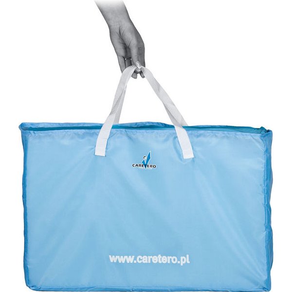 Materacyk do łóżeczka Safari Caretero - niebieski