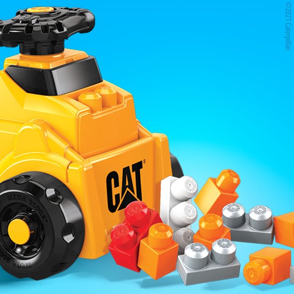 Pojazd jeździk Cat 3w1 Mega Bloks