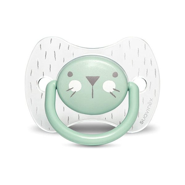 Smoczek uspokajający silikonowy premium kotek Suavinex