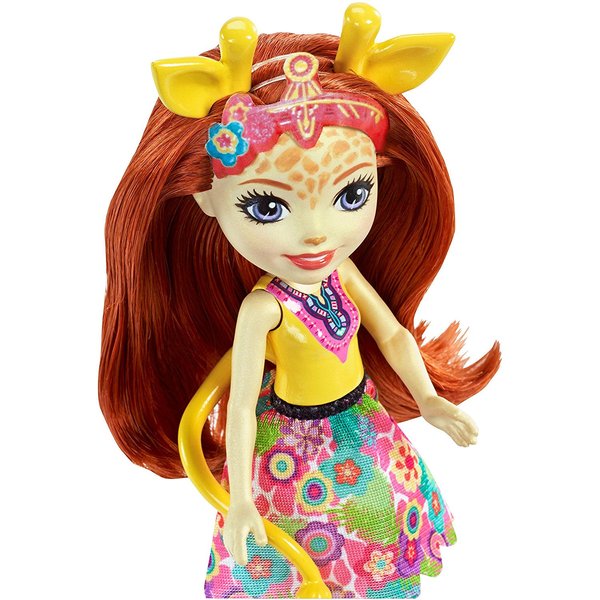 Enchantimals Lalka + duże zwierzątko Mattel - Gillian Giraffe & Pawl