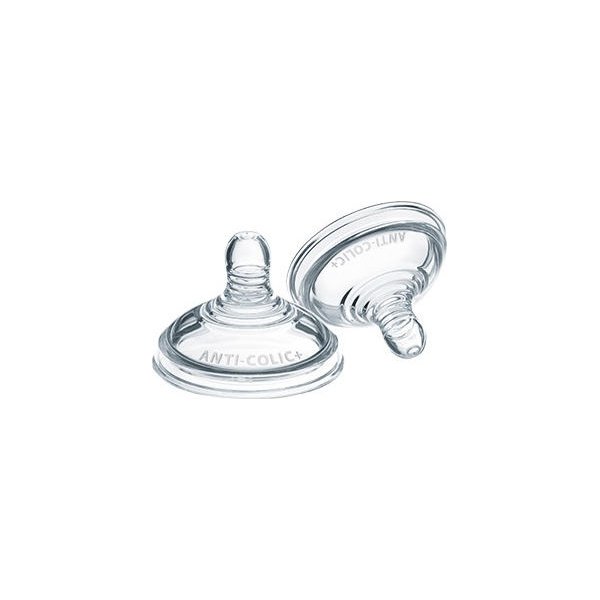 Smoczek do butelki antykolkowy Plus 2szt. Tommee Tippee - średni