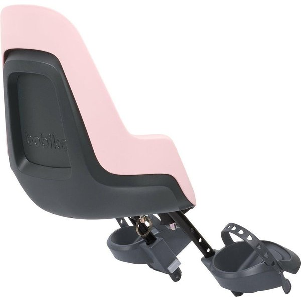 Fotelik rowerowy Bobike Mini Go + osłona przeciwwiatrowa i kask Bobike - candy pink