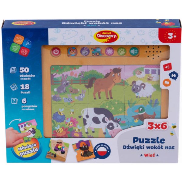 Puzzle Dźwięki wokół nas Wieś Dumel Discovery