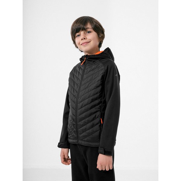 Softshell juniorski HJZ22 JSFM002 4F - czarna