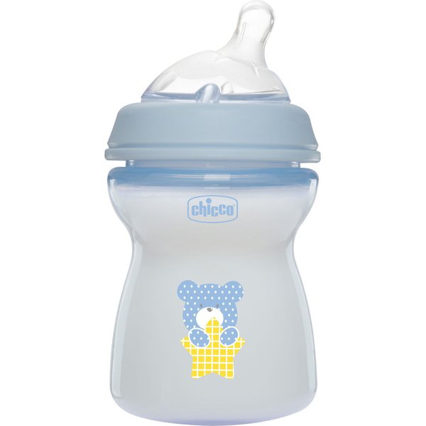 Butelka plastikowa Naturalfeeling 250ml 2m+ Chicco - niebieski