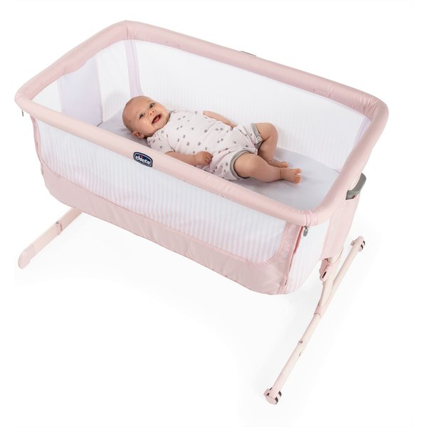 Łóżeczko dostawne Next2Me Chicco - air paradise pink