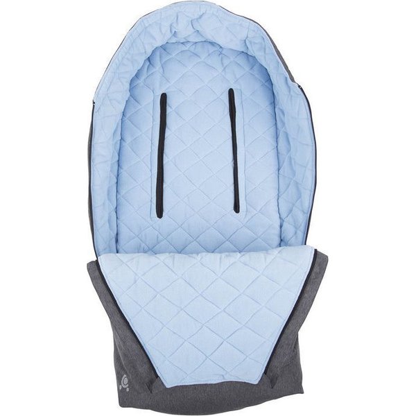 Śpiworek do wózka wodoodporny Comfi-Extreme CuddleCo - szary/niebieski