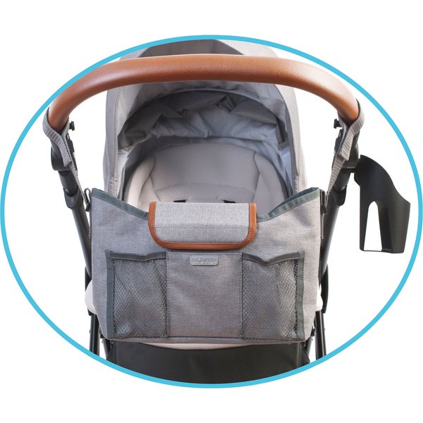 B-Organizer do wózka Bo Jungle - Light Grey