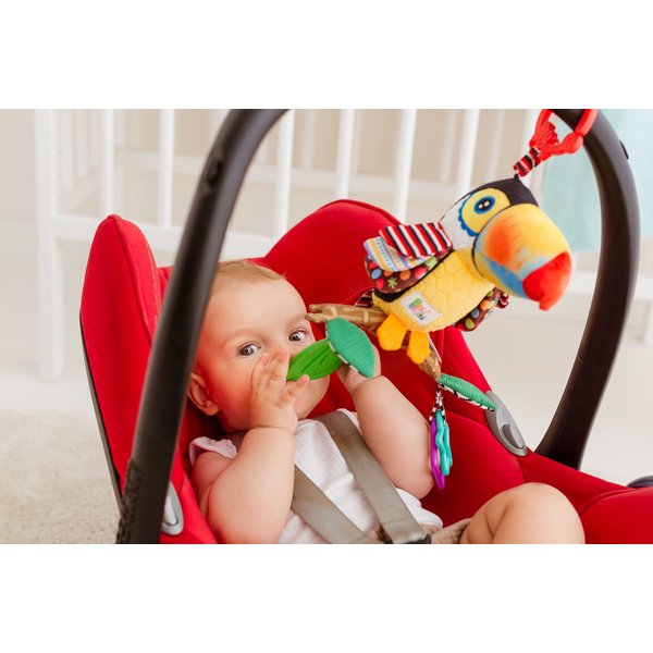 Zawieszka Tukan Iwo z gryzakiem Balibazoo - Tukan Iwo