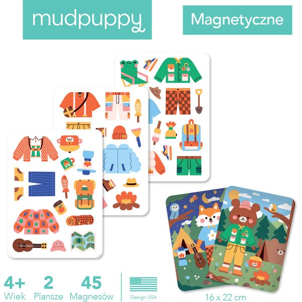 Magnetyczne postacie Mudpuppy - Wesoły biwak