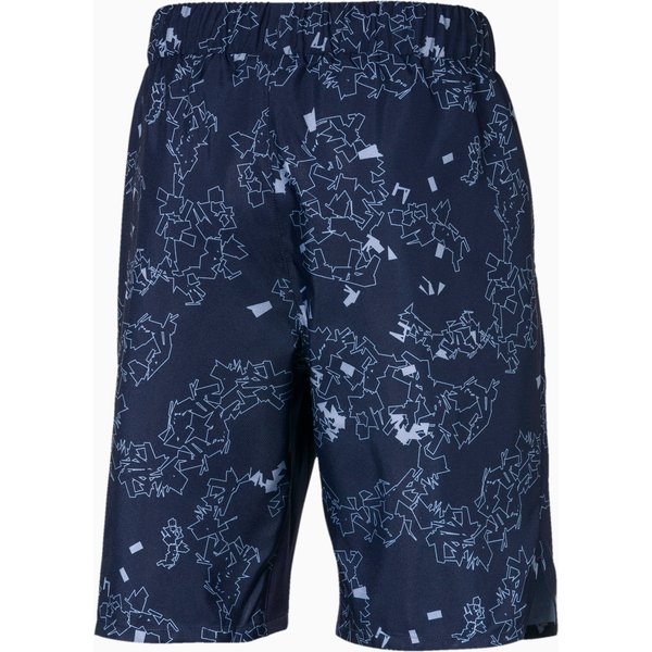 Spodenki chłopięce Active Woven AOP Puma - granatowe