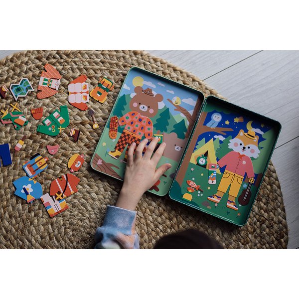 Magnetyczne postacie Mudpuppy - Wesoły biwak