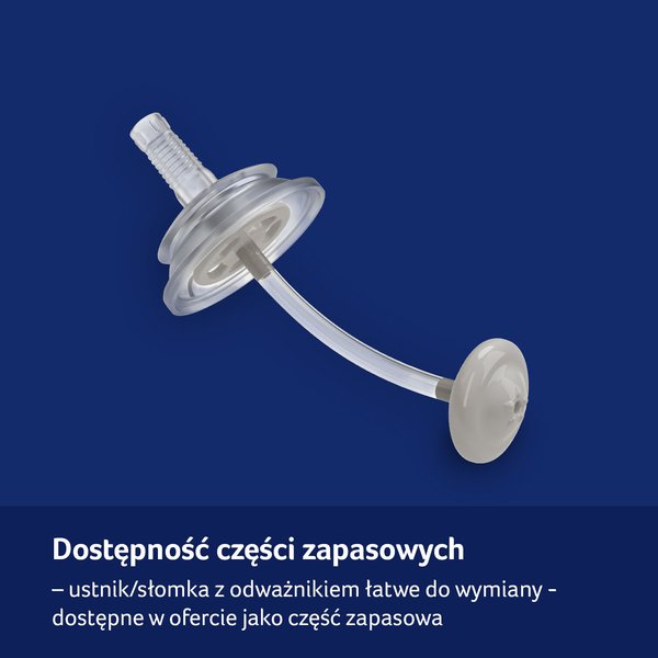 Pierwszy kubek z obciążoną słomką 150ml Lovi - brown