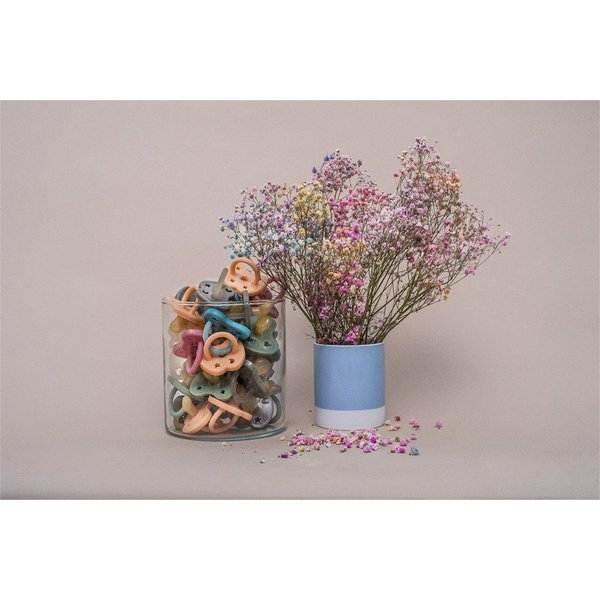 Anatomiczny smoczek kauczukowy 3-36 msc kaczuszki Hevea - zielony