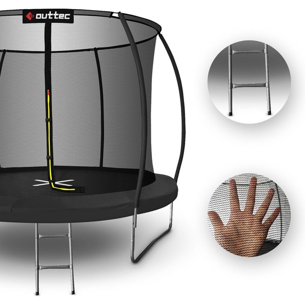 Trampolina Pumpkin 435cm 14ft Outtec - black