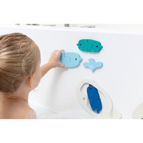 Zestaw puzzli piankowych do kąpieli Quutopia Quut - Wieloryb
