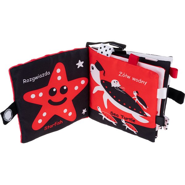 Sensoryczna kontrastowa książeczka Jollybaby - Ocean