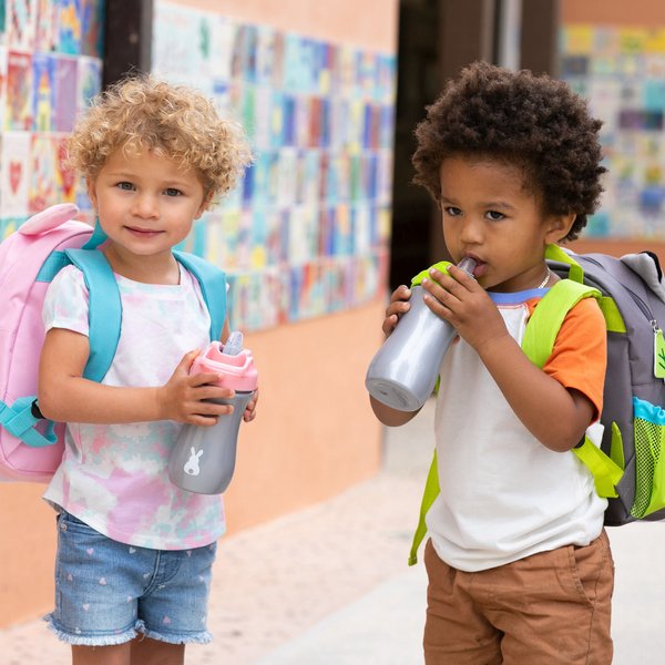 Bidon z miękkim ustnikiem 350ml Chicco - AZZURRO