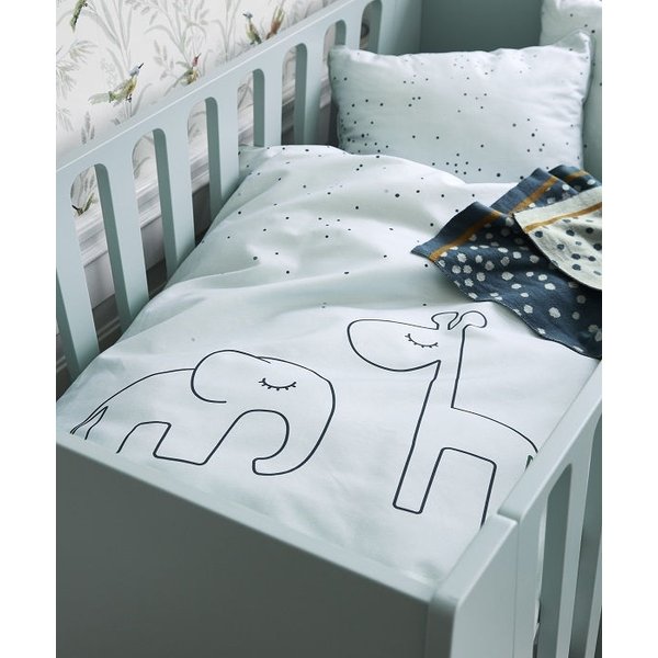 Pościel niemowlęca Dreamy Dots 70x100 cm Done By Deer - White